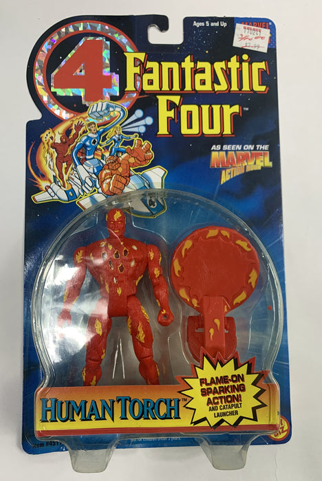 1995 Toy Biz Fantastic Four Marvel Action Hour Human Torch