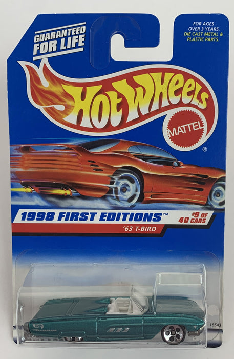1998 First Editions Hot Wheels Diecast '63 T-Bird 1998 First Editions