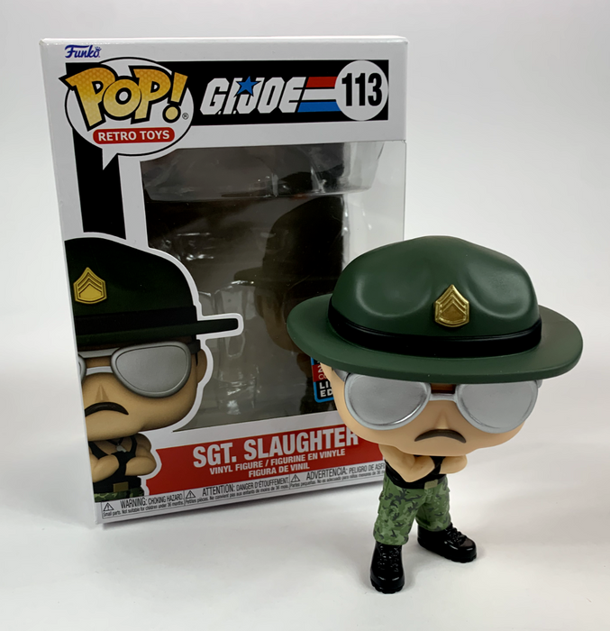 Funko POP Sgt. Slaughter #113 2022 NYCC Exclusive