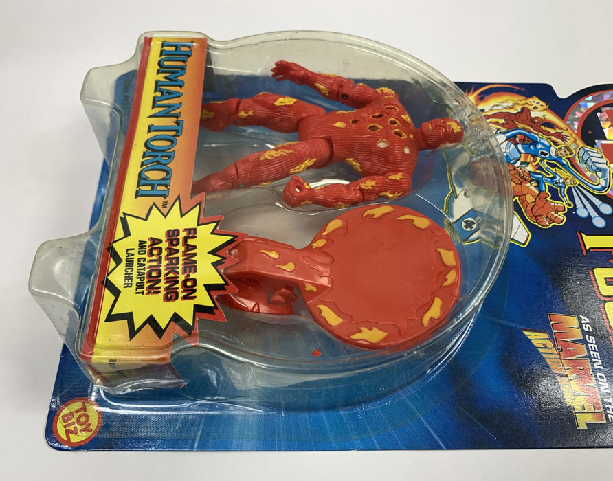 1995 Toy Biz Fantastic Four Marvel Action Hour Human Torch