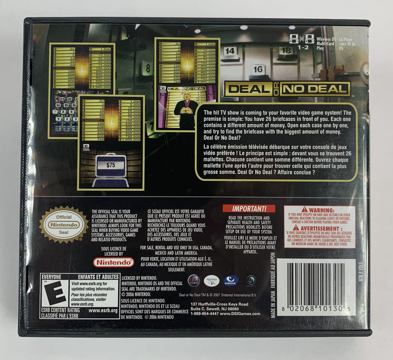 Deal or No Deal Nintendo DS