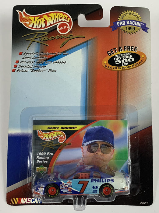 1999 Hot Wheels Racing Geoff Bodine Pro Racing Series Philips Diecast