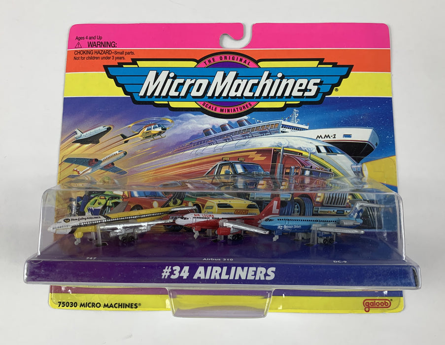 1996 Micro Machines #34 Airliners 75030