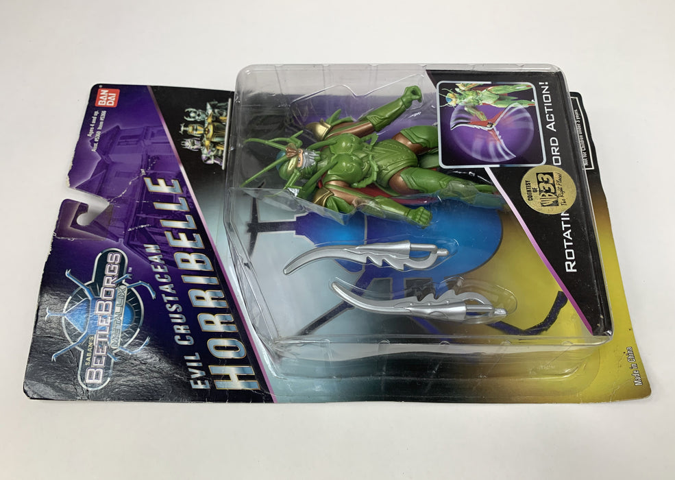 1997 Beetleborgs Metallix Evil Crustacean Horribelle Action Figure