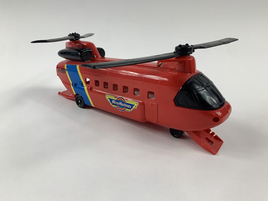 Micro Machines Transport Chopper Vehicle Carrier Playset