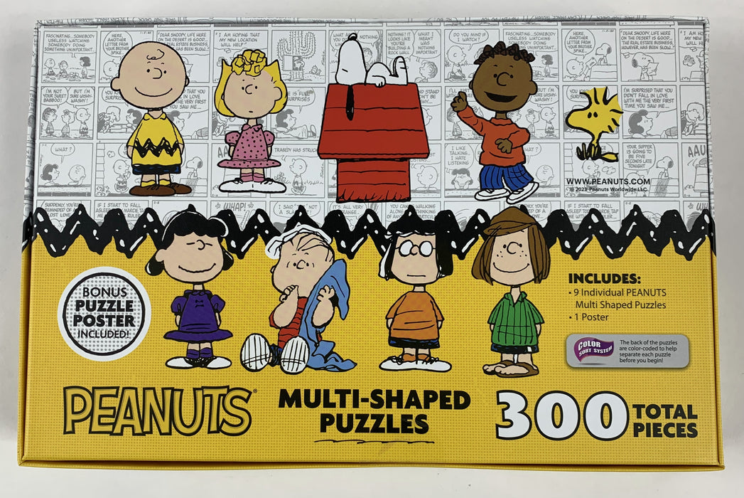 Peanuts 300 Piece Jigsaw Multi-Shaped Puzzle