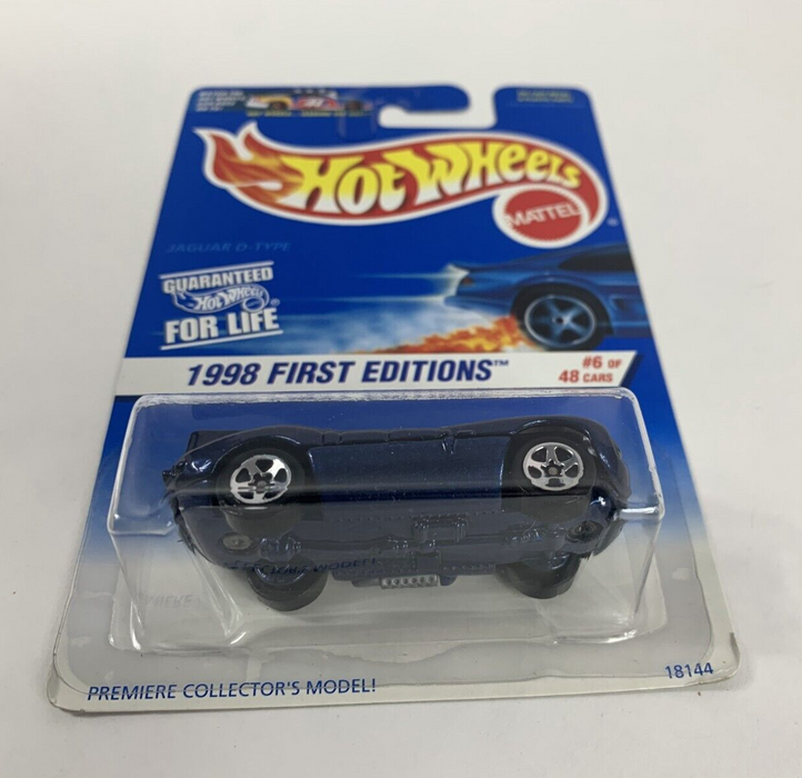1998 First Editions Early Release Hot Wheels Diecast Jaguar D-Type
